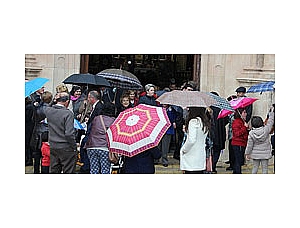 Suspendida la Ofrenda Floral por lluvia