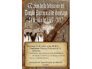 Concierto: Musica Policoral de la Reforma el 23 de julio.