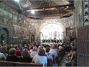 GRAN ACTUACIÓN DE LA CORAL “AUGUSTA EMERITA”, DE LA CIUDAD HERMANA DE MÉRIDA, EN LA ERMITA DE SANTA EULALIA 