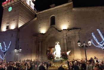 Traslado procesional de Sta. Eulalia de San Roque a la Iglesia de Santiago