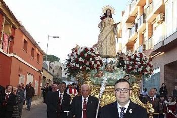 Traslado procesional de Santa Eulalia a la Parroquia de Santiago - Totana 2018
