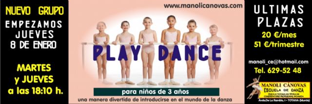 La Escuela de Danza Manoli Cánovas empieza el año lanzando nuevos cursos