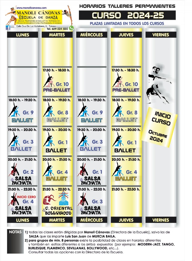 Horarios y Tarifas