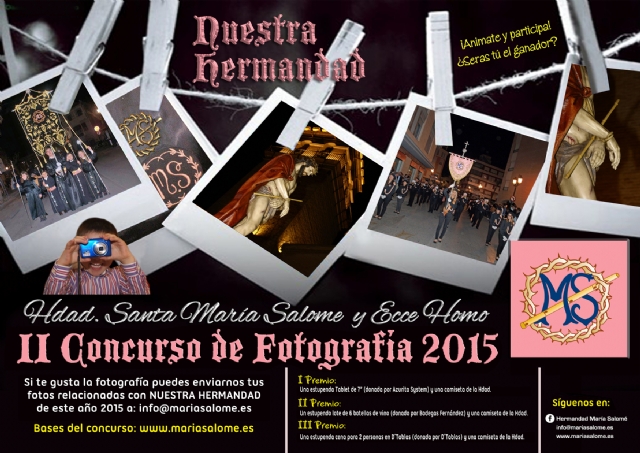 II Concurso de Fotografía 2015, anímate y participa