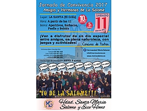 JORNADA DE CONVIVENCIA 2017, Amigos y Hermanos de la Salome