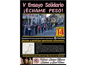 V ENSAYO SOLIDARIO “ Échame Peso “