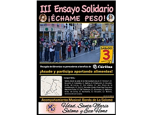 III ENSAYO SOLIDARIO ECHAME PESO