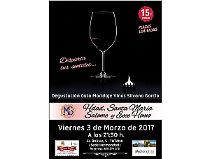 VIERNES 3 DE MARZO-DEGUSTACION CATA MARIDAJE VINOS SILVANO GARCIA