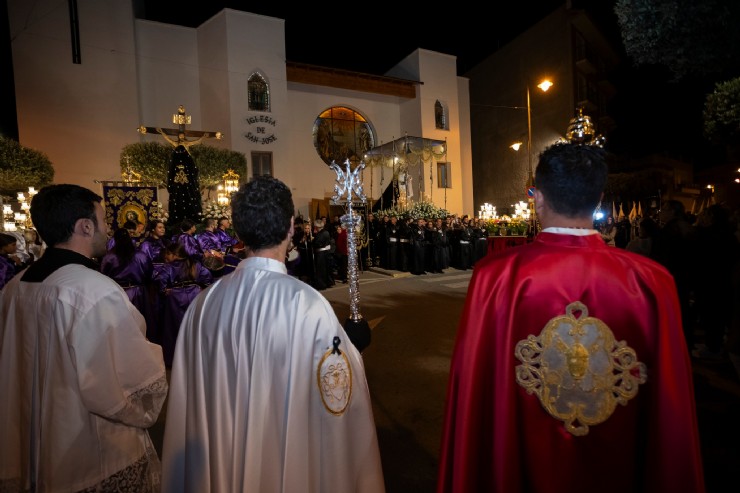 Viernes Santo, procesión del Santo Entierro en Puerto de Mazarrón