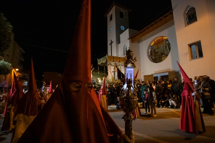 Viernes Santo, procesión del Santo Entierro en Puerto de Mazarrón