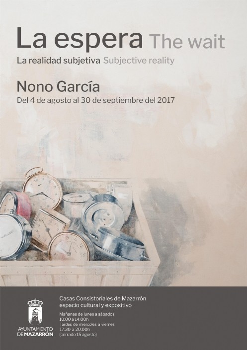 El artista Nono García expondrá su obra en Casas Consistoriales hasta el 30 de septiembre