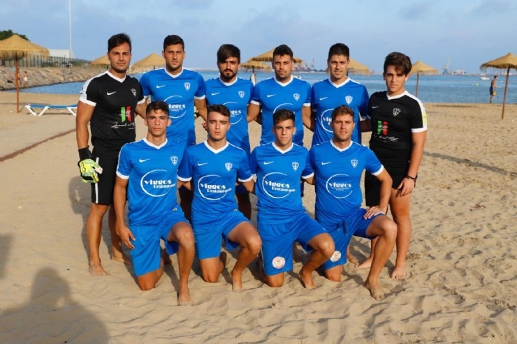 EL CD Bala Azul se juega mañana el pase a semifinales de la Copa RFEF de fútbol playa en Melilla