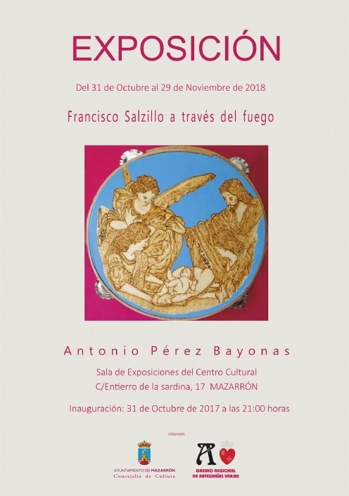 Antonio Pérez Bayonas expone ‘Francisco Salzillo a través del fuego’ hasta el 29 de noviembre