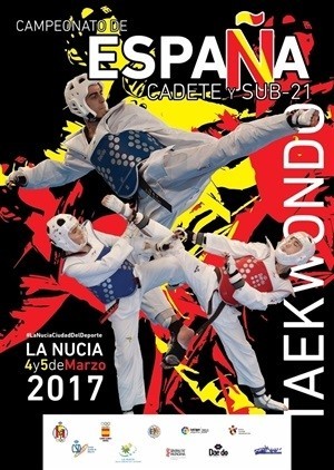 Los deportistas de Club Taekwondo Mazarrón, Rubén García y Jose Luís Morales, en el Campeonato de España de este fin de semana en La Nucía