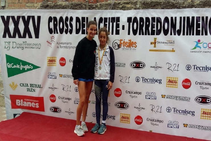 Cristina Dávila e Irene Lorente dieron la talla en el XXXV Cross del Aceite de Torredonjimeno