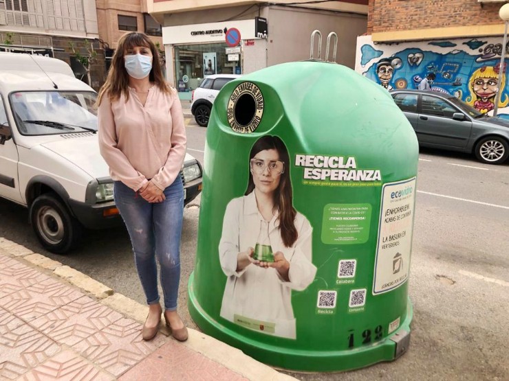 Mazarrón participa en la campaña ‘Recicla Esperanza´ en lucha por el cambio climático y la Covid-19