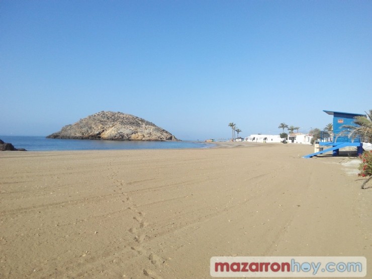 8 puestos de vigilancia de playas de Cartagena, San Javier y Águilas tienen bandera amarilla