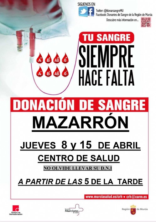 Nueva campaña de donación de sangre en Mazarrón