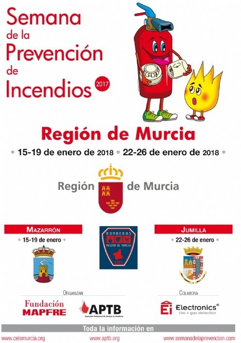 Los alumnos de los colegios e institutos del municipio participarán en la Semana de la Prevención de Incendios del 15 al 19 de enero
