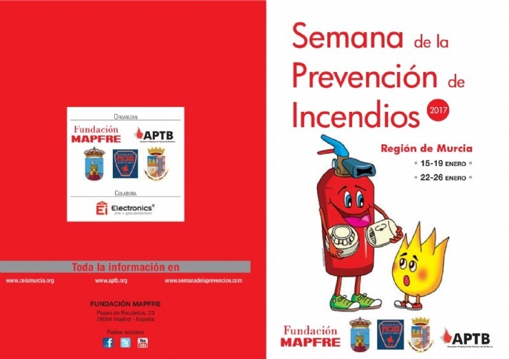 Los alumnos de los colegios e institutos del municipio participarán en la Semana de la Prevención de Incendios del 15 al 19 de enero