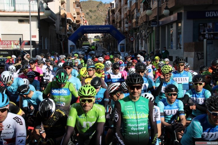 200 ciclistas participaron en la X vuelta a Murcia Máster celebrada en Mazarrón