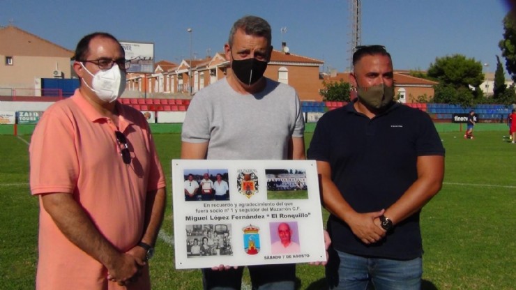 El Mazarrón FC homenajea a Miguel ‘Ronquillo’