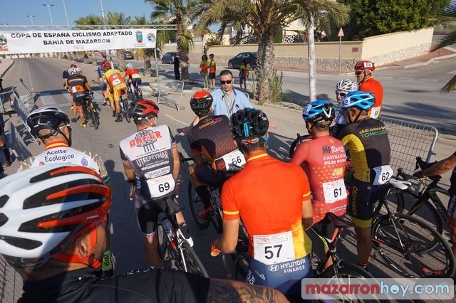 Los 80 mejores ciclistas adaptados del país compitieron en Mazarrón