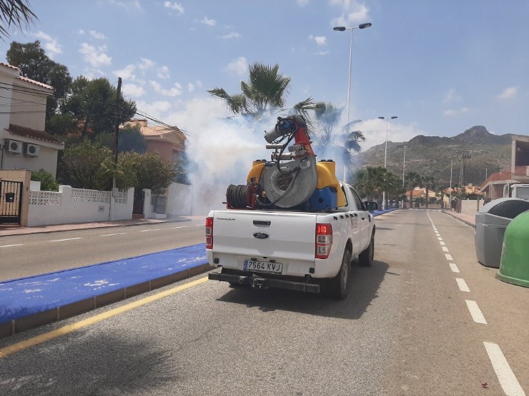 Comienzan los trabajos para frenar la proliferación de mosquitos en Mazarrón 