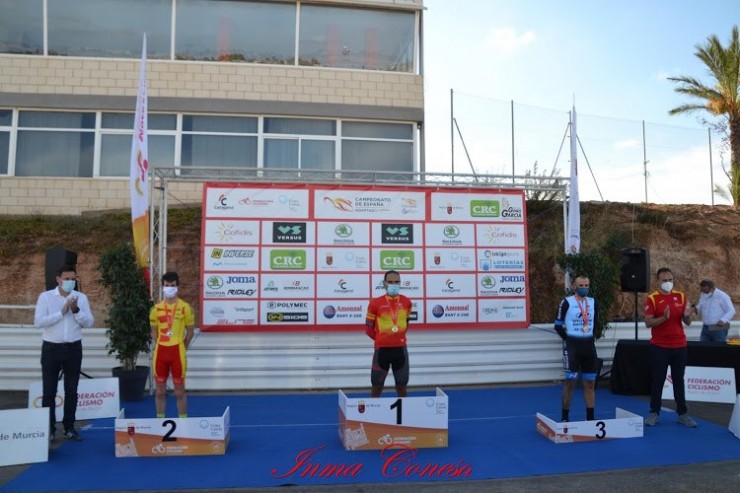 Juan Antonio Sánchez campeón de España en contrarreloj de Ciclismo Adaptado 
