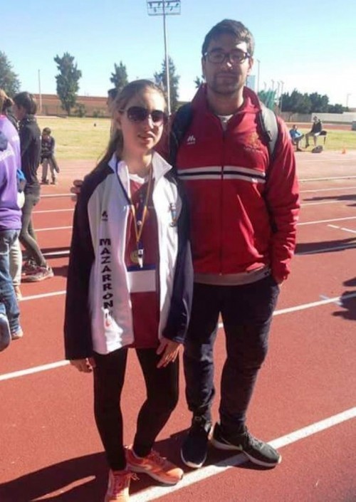 La mazarronera Natalia Aznar, triple medalla de oro en el Campeonato de España de Promesas Paralímpicas de Atletismo