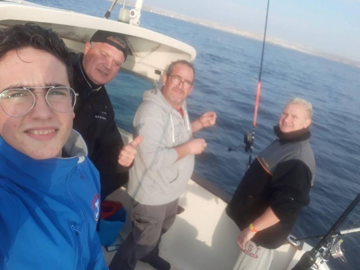 El 2º Social del Club de Pesca Puerto de Mazarrón se celebró en aguas de Cañada de Gallego