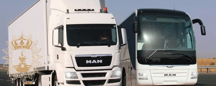 Policía Local de Mazarrón se adhiere a la Campaña Especial de vigilancia y control de camiones y autobuses de la DGT