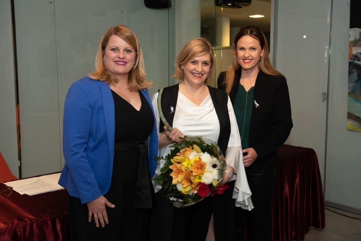 Pilar Lardín Verdú recibió el Premio Mujer Mazarronera 2019 