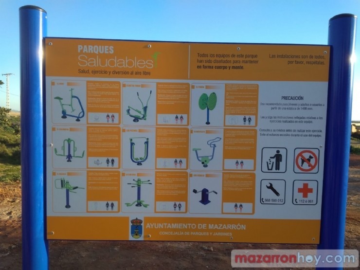 Nuevo parque biosaludable en Mazarrón