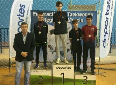 Oro y plata para los deportistas del Club Taekwondo Mazarrón en el Campeonato Regional de San Pedro
