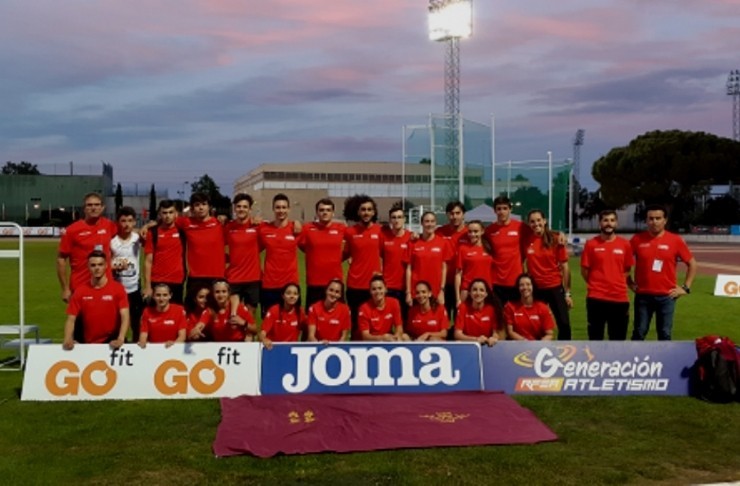Miriam Sánchez y Tomás Zamora en el IV Campeonato de España de Federaciones Autonómicas Sub-18
