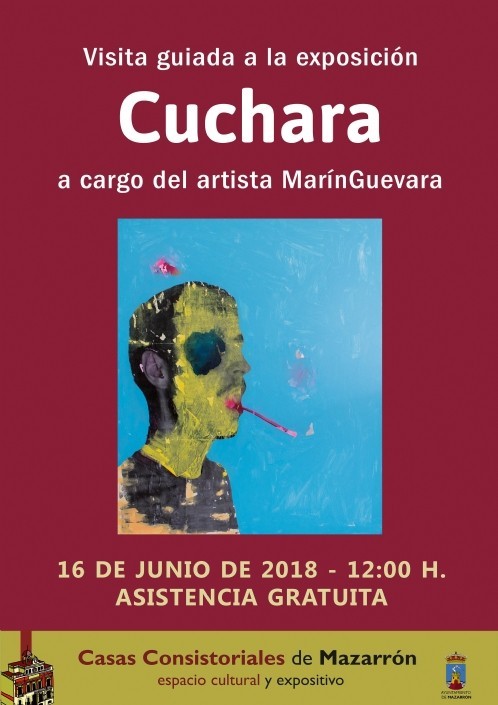 Marín Guevara ofrece una visita guiada gratuita a su exposición en Casas Consistoriales titulada “Cuchara”