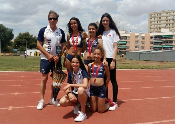 Brillantísima actuación del Club Atletismo Mazarrón, en los Campeonatos Regionales Alevín y Sub-14