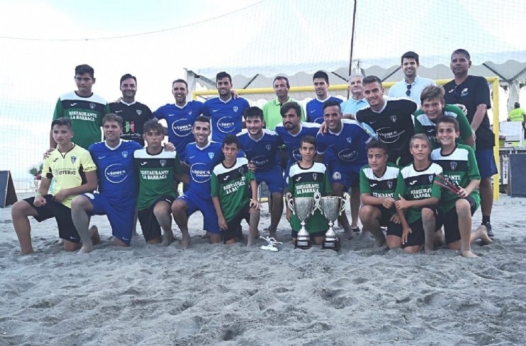 El CD Bala Azul fútbol playa brilla en Los Narejos