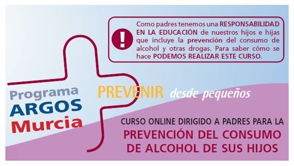 Salud ofrece a padres y madres un nuevo curso para prevenir el consumo de alcohol en sus hijos