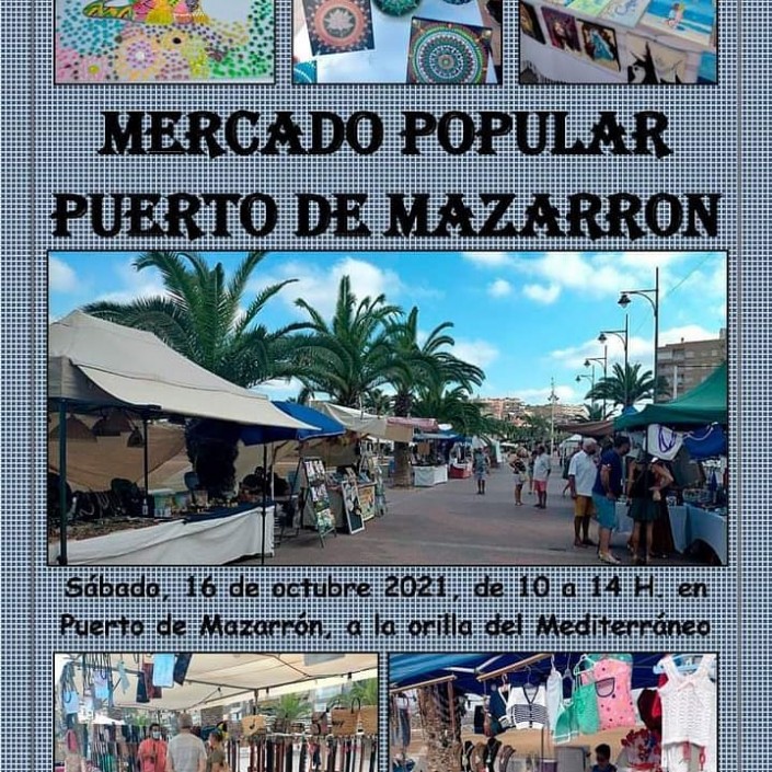 Vuelve el mercado artesano a Puerto de Mazarrón este próximo sábado