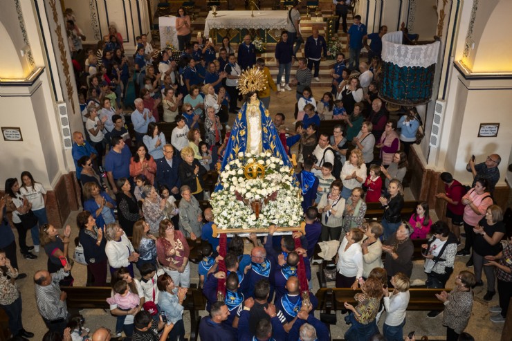 La 'Virgen del Milagro' ya descansa en Mazarrón