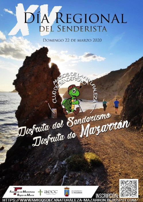 El Club Amigos de la Naturaleza de Mazarrón organizará el ´XV DÍA REGIONAL DEL SENDERISTA´