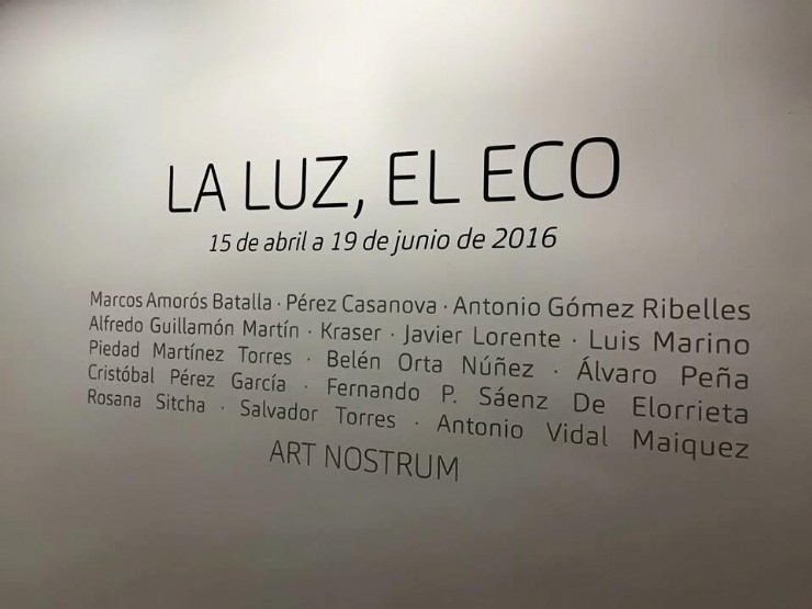 Exposición de ArtNostrum 'LA LUZ, EL ECO' 