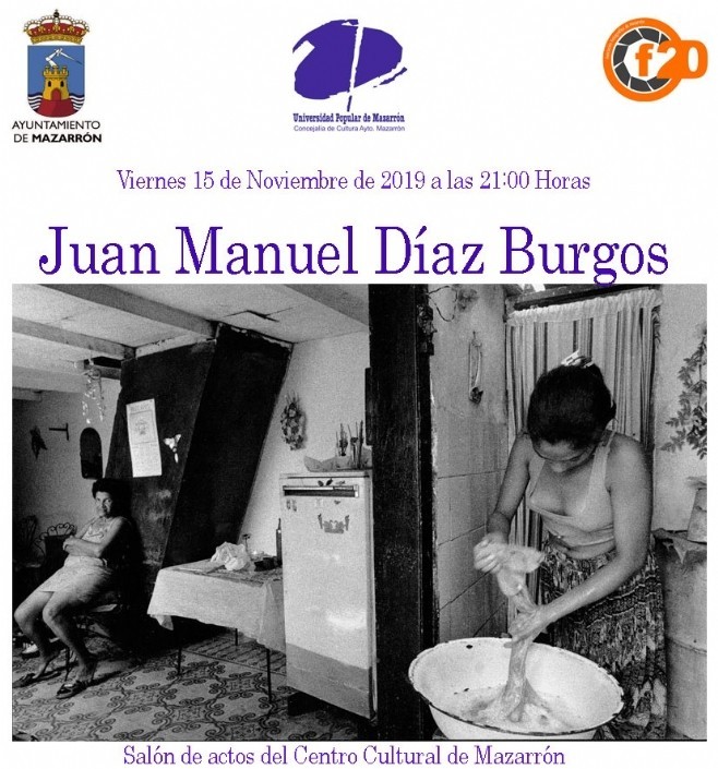 El afamado fotógrafo Juan Manuel Díaz Burgos ofrece una charla sobre fotografía en Mazarrón
