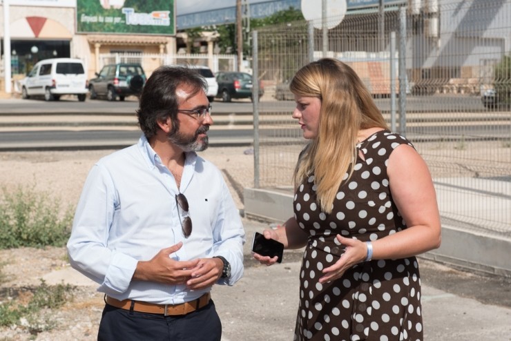 El consejero Rivera anuncia el desdoblamiento de la carretera Mazarrón a Puerto de Mazarrón