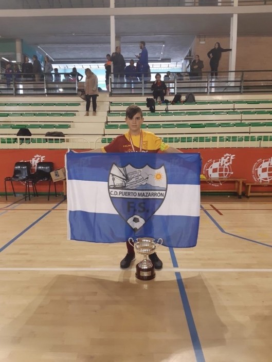 Daniel Martinez se proclama campeón de España de fútbol sala con la selección murciana