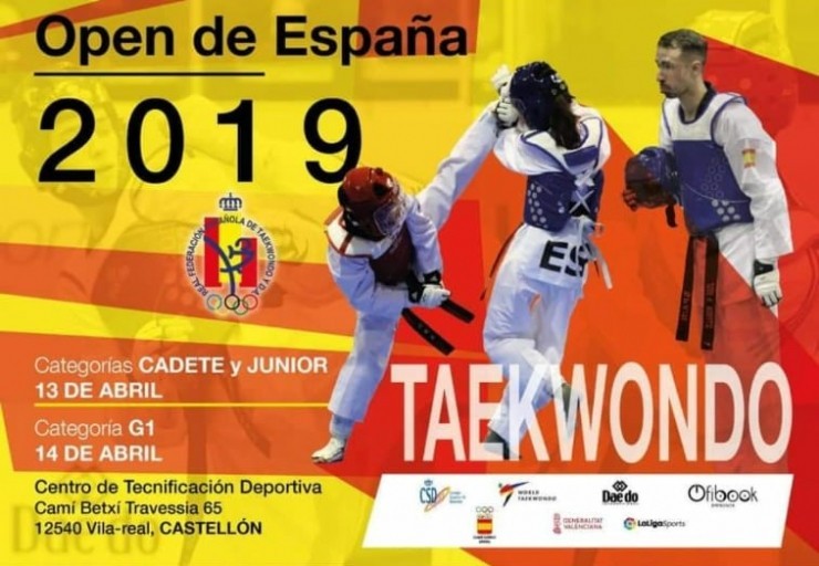 El Club Taekwondo Mazarrón estuvo presente en el Open de España de Vila-real
