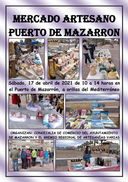 Vuelve el mercado artesano a Puerto de Mazarrón