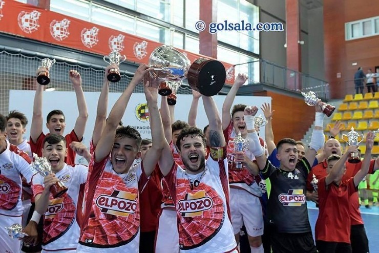 Antonio Navarro se proclama Campeón de la Copa de España Juvenil con El Pozo FS